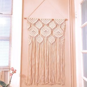 Boho Macrame wall hanging decor